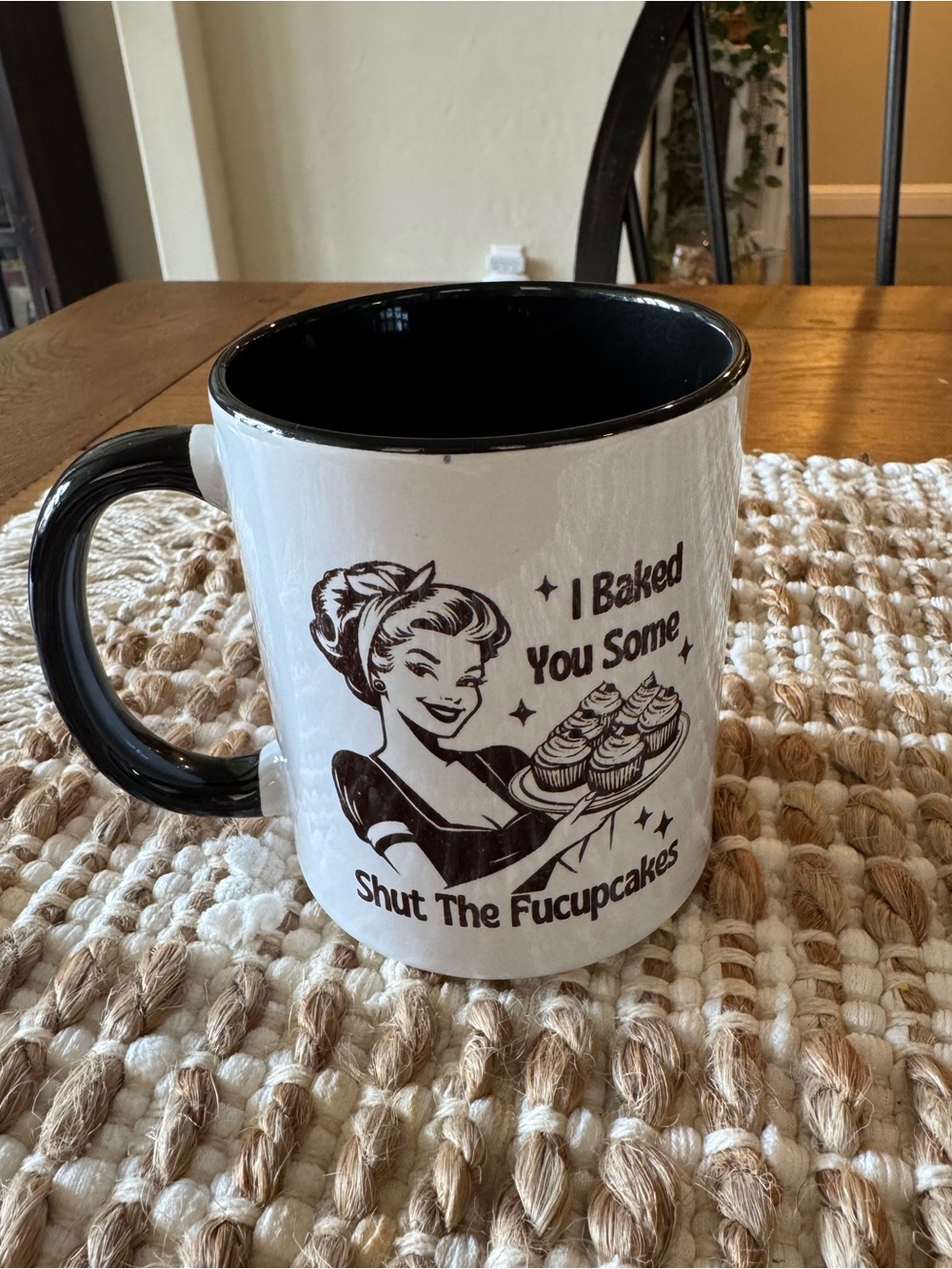 Funny White and Black Ceramic Mug